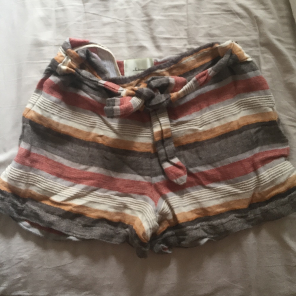 ANTHROPOLOGIE ELEVENSES linen/cotton shorts